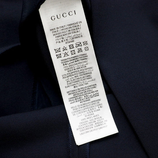 GUCCI one piece 598884 Rayon Navy / Bordeaux Women XS Used Authentic