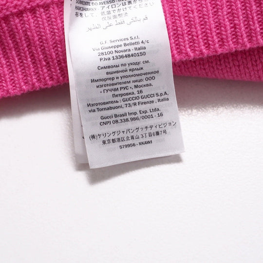 GUCCI sweater 579956 wool pink Women S Used Authentic