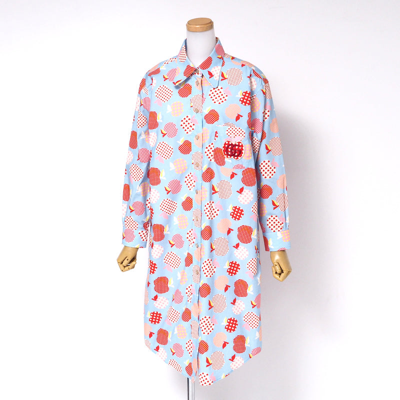 GUCCI one piece 663365 cotton Light blue Women 40 Used Authentic