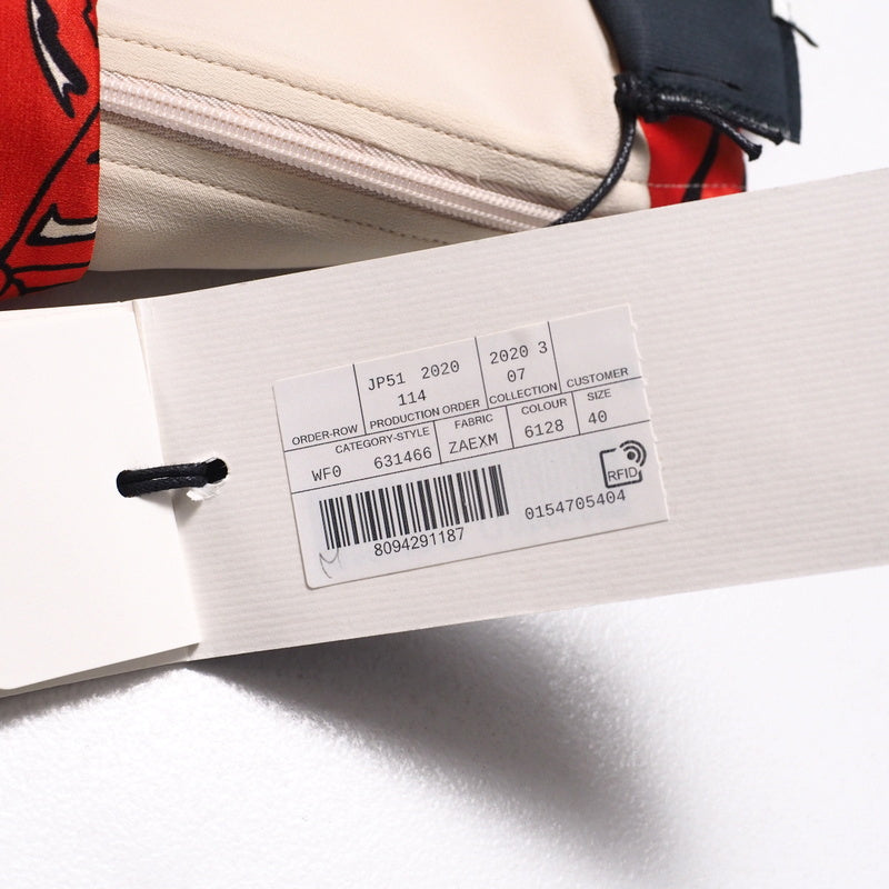 GUCCI one piece 631466 silk Red Women 40 Used Authentic