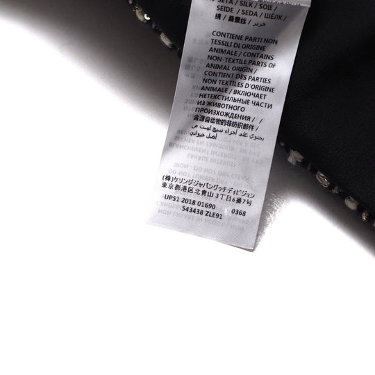 GUCCI skirt 543438 tweed Red x Navy x Black x White Women 42 Used Authentic