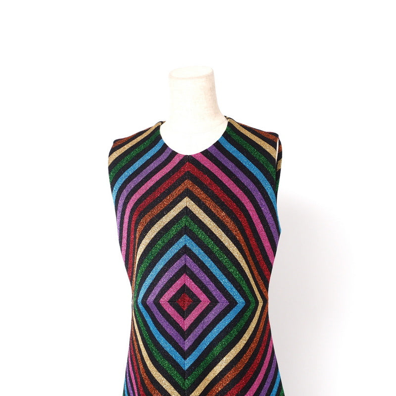 GUCCI one piece knit multicolor Women L Used Authentic