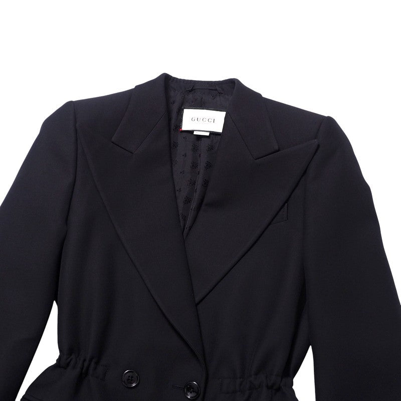 GUCCI Jacket 595202 wool black Women 36 Used Authentic