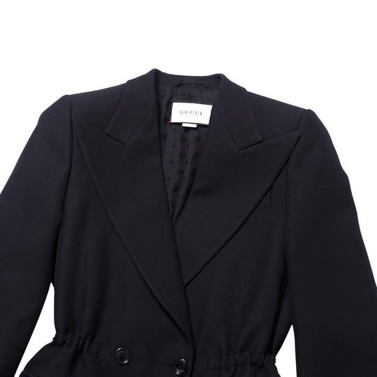 GUCCI Jacket 595202 wool black Women 36 Used Authentic