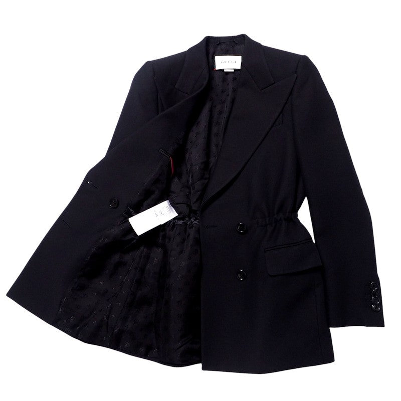GUCCI Jacket 595202 wool black Women 36 Used Authentic
