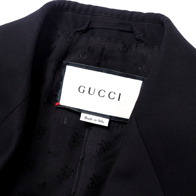 GUCCI Jacket 595202 wool black Women 36 Used Authentic