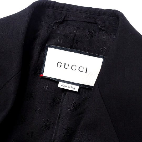 GUCCI Jacket 595202 wool black Women 36 Used Authentic