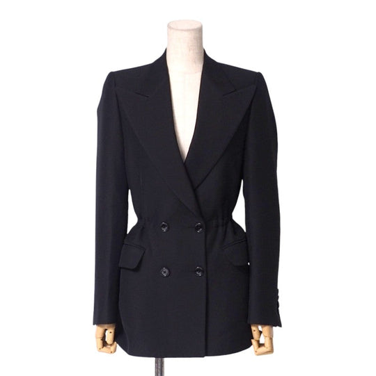 GUCCI Jacket 595202 wool black Women 36 Used Authentic