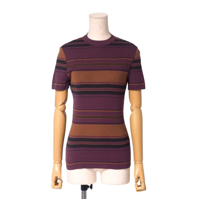 GUCCI ensemble 257-5012-6167/256-5010-6167 cotton purple Women M Used Authentic