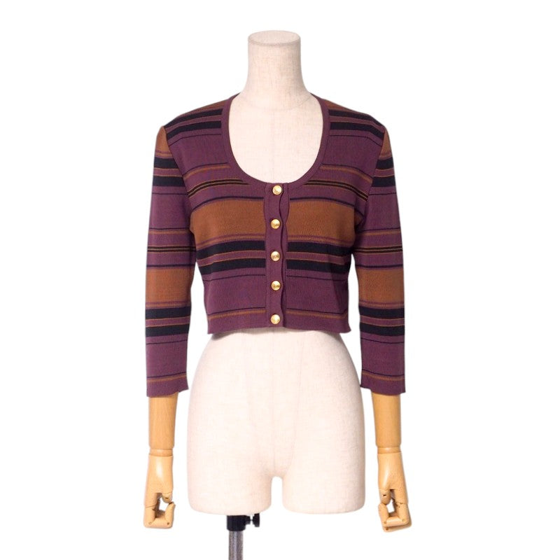 GUCCI ensemble 257-5012-6167/256-5010-6167 cotton purple Women M Used Authentic