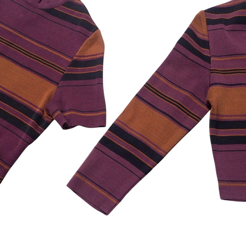 GUCCI ensemble 257-5012-6167/256-5010-6167 cotton purple Women M Used Authentic