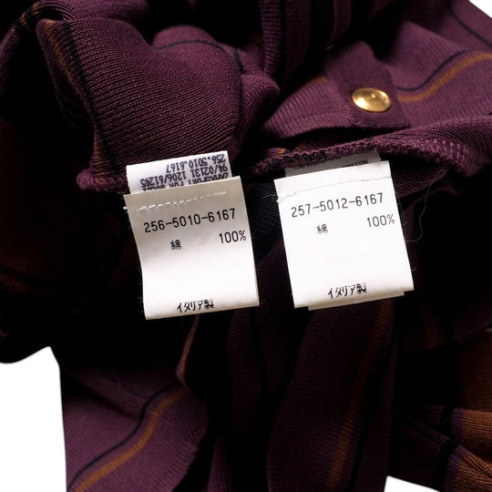 GUCCI ensemble 257-5012-6167/256-5010-6167 cotton purple Women M Used Authentic