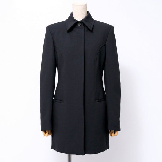 GUCCI Jacket 44% nylon, 25% rayon, 24% wool, 7% polyurethane black 214-0242-7998 Women 38 Used Authentic