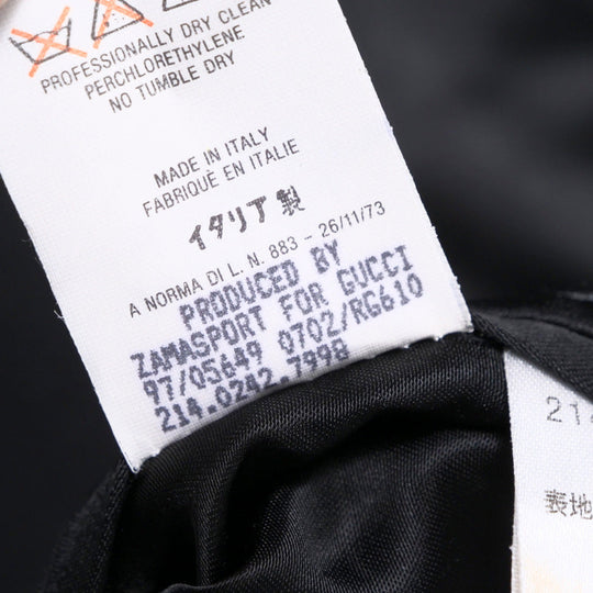 GUCCI Jacket 44% nylon, 25% rayon, 24% wool, 7% polyurethane black 214-0242-7998 Women 38 Used Authentic