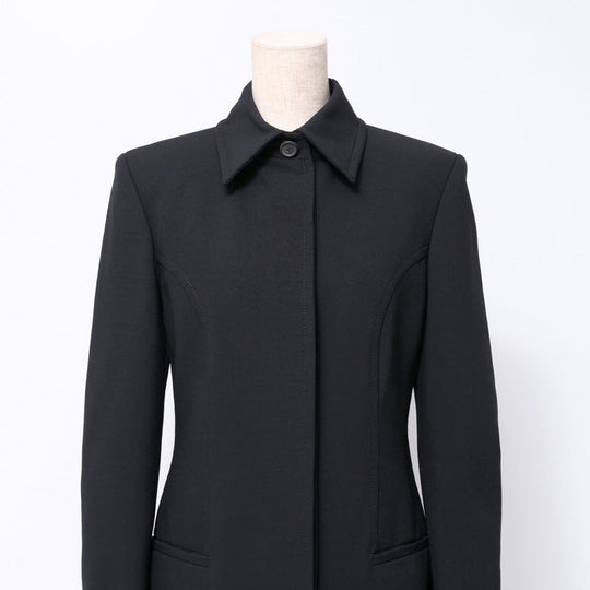 GUCCI Jacket 44% nylon, 25% rayon, 24% wool, 7% polyurethane black 214-0242-7998 Women 38 Used Authentic
