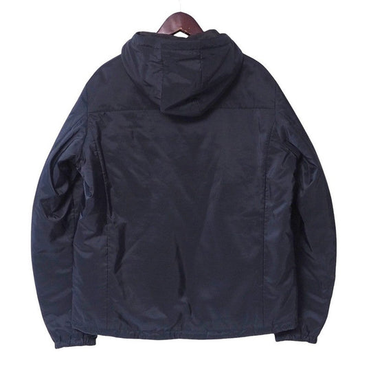 PRADA Jacket SGB224 polyester Navy / Black mens 58 Used Authentic