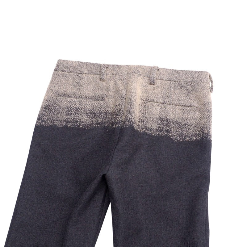 PRADA Pants UPA600 polyester Gray / beige mens 46 Used Authentic