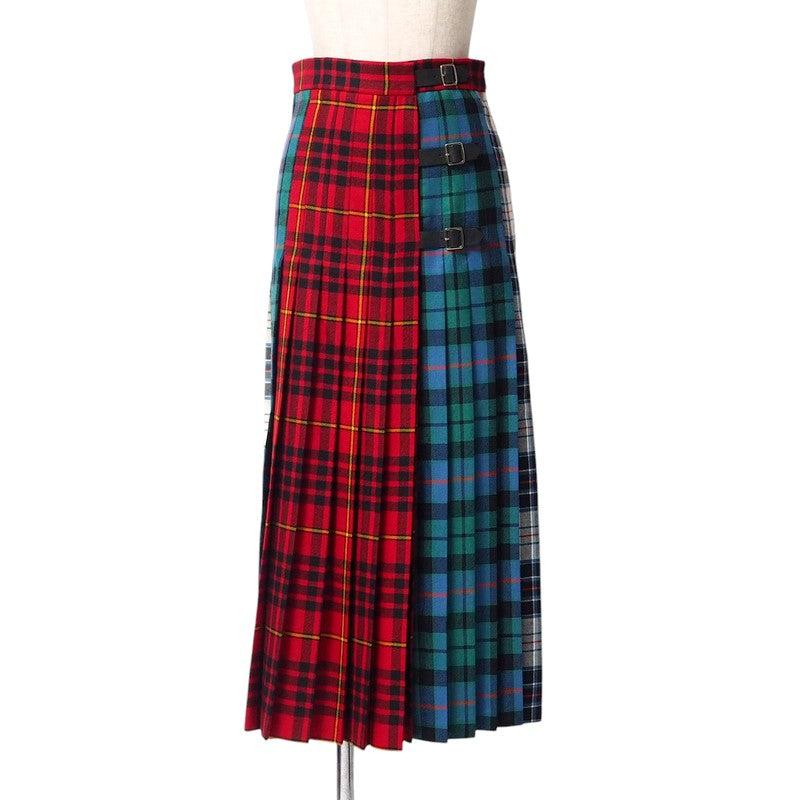 GUCCI Long skirt 448873 wool multicolor Women 36 Used Authentic