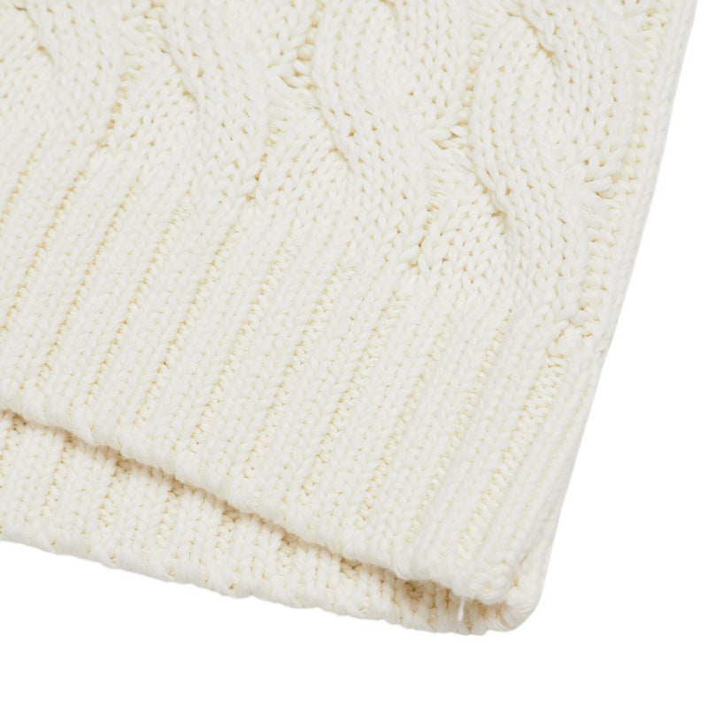 PRADA Vest P29837 cotton 100% White / blue Women 36 Used Authentic