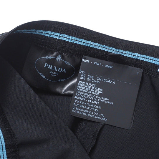 PRADA Pants P255B 89% polyester, 11% elastane black Women 38S Used Authentic