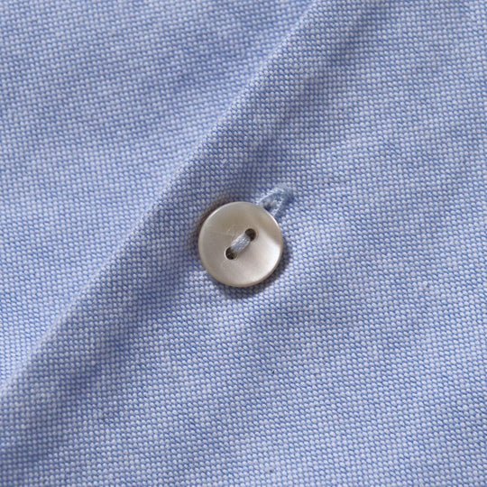 GUCCI Short sleeve shirt 604109 cotton blue mens 46 Used Authentic