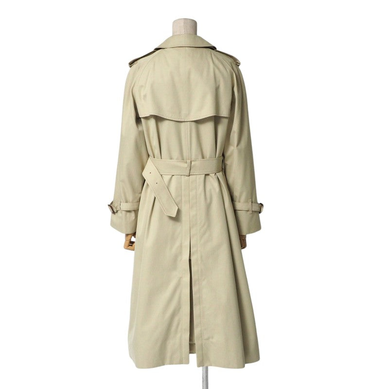 BURBERRY trench coat cotton beige Women 8 Used Authentic