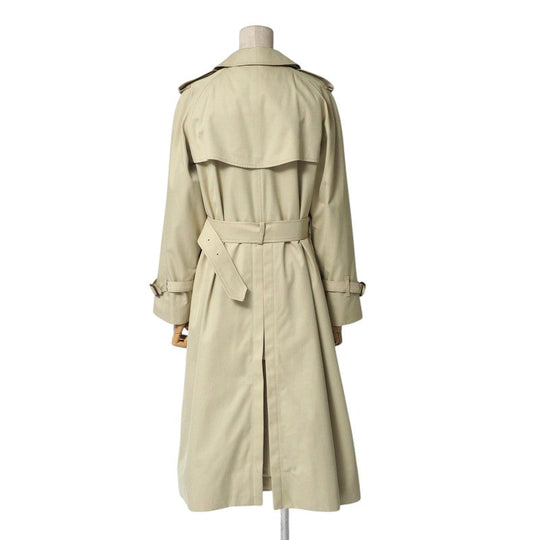 BURBERRY trench coat cotton beige Women 8 Used Authentic
