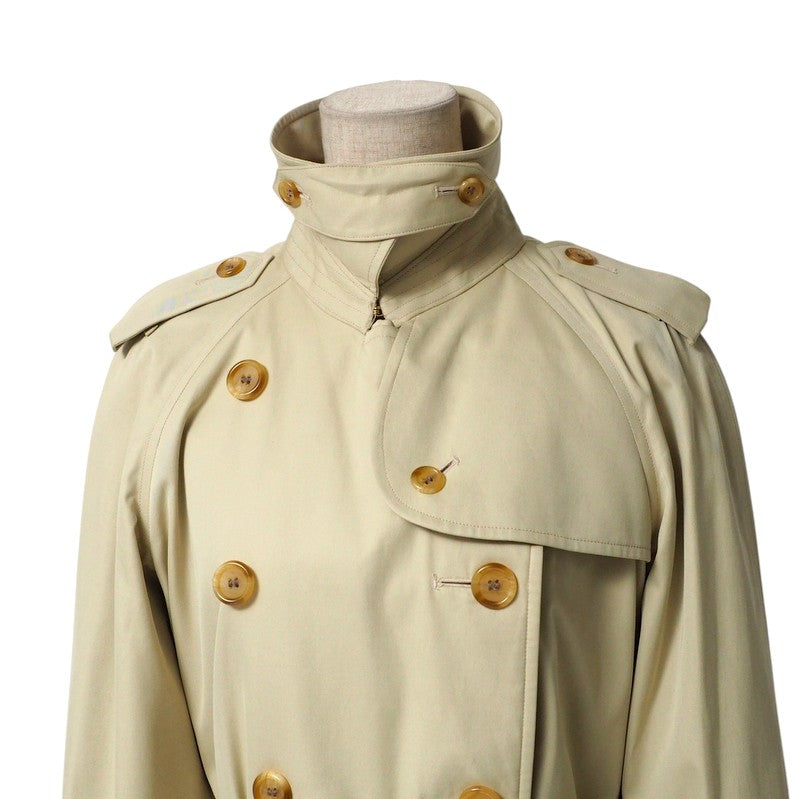 BURBERRY trench coat cotton beige Women 8 Used Authentic
