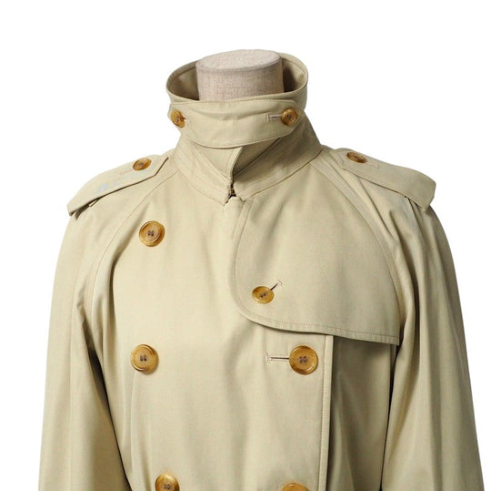 BURBERRY trench coat cotton beige Women 8 Used Authentic
