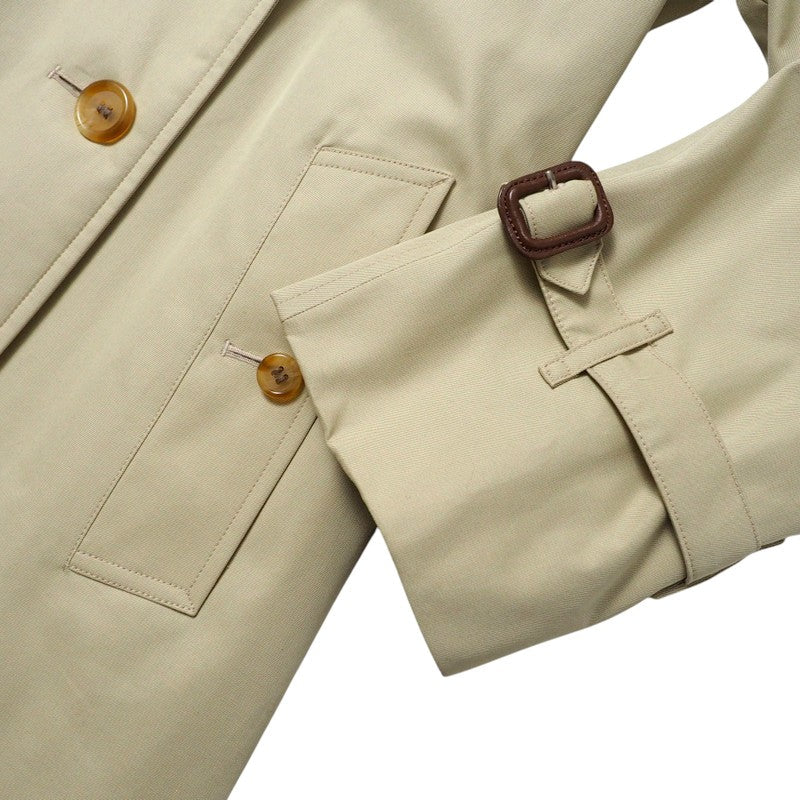 BURBERRY trench coat cotton beige Women 8 Used Authentic