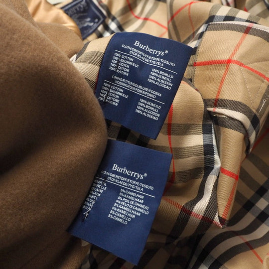 BURBERRY trench coat cotton beige Women 8 Used Authentic