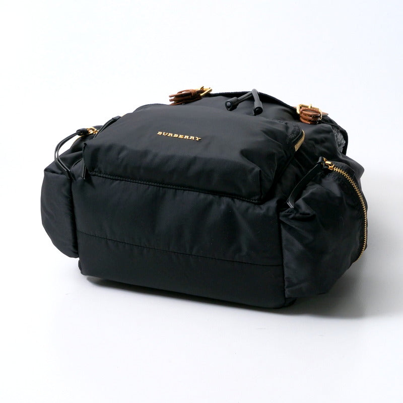 BURBERRY Backpack Nylon black Burberry Backpack Women Used Authentic