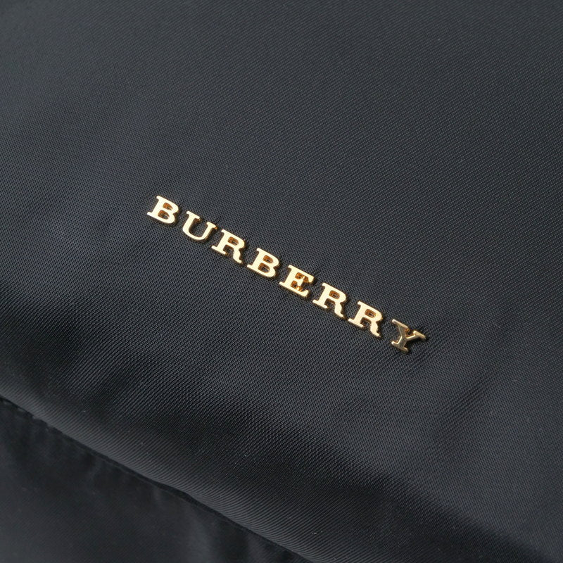 BURBERRY Backpack Nylon black Burberry Backpack Women Used Authentic