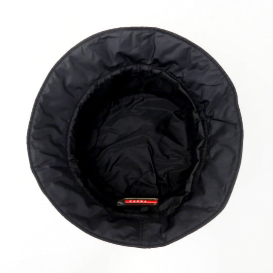PRADA SPORTS hat Nylon black unisex(Unisex) M Used Authentic