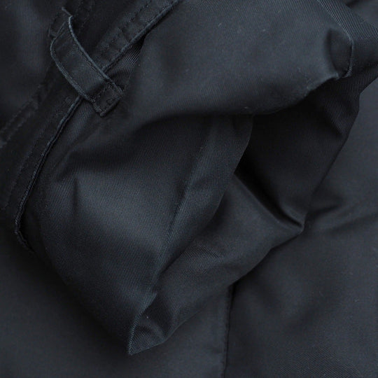 BURBERRY coat polyester black Women 44 Used Authentic