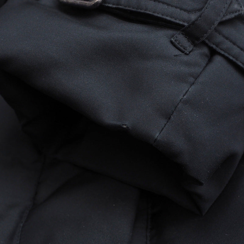 BURBERRY coat polyester black Women 44 Used Authentic