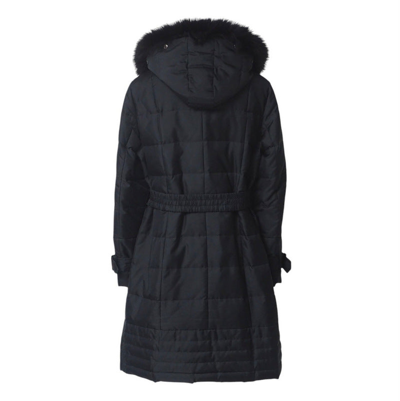 BURBERRY coat polyester black Women 44 Used Authentic