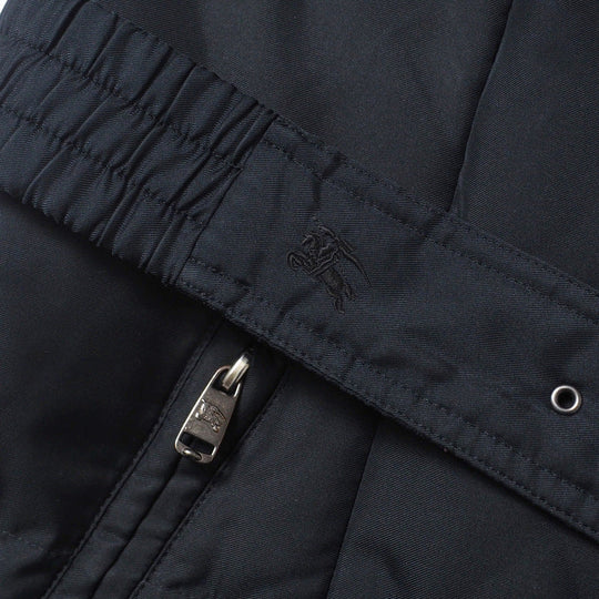 BURBERRY coat polyester black Women 44 Used Authentic