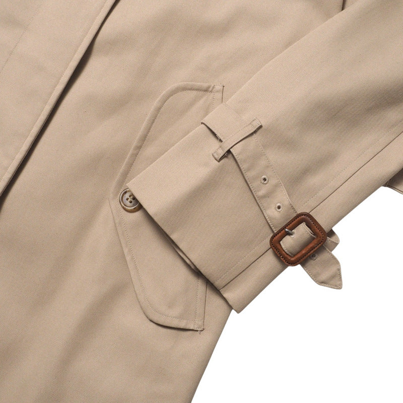 BURBERRY trench coat 65% polyester 35% cotton% beige Women 9AB2 Used Authentic