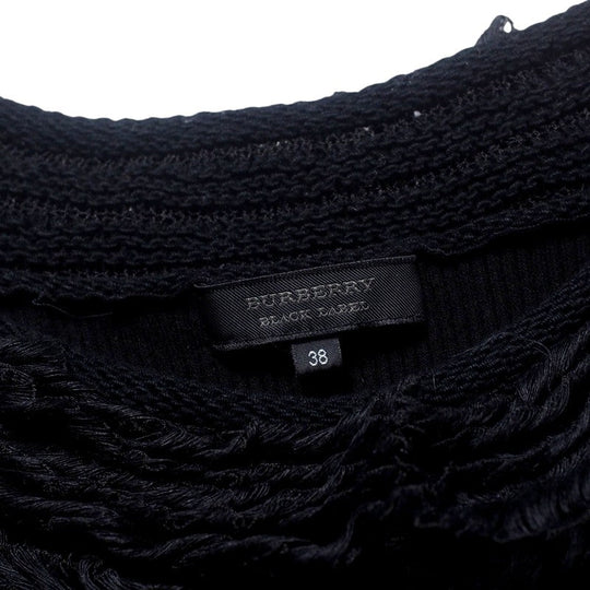 BURBERRY BLACK LABEL one piece D5N82-316-09 68% rayon, 32% polyester black Women 38 Used Authentic