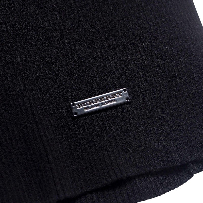 BURBERRY BLACK LABEL one piece D5N82-316-09 68% rayon, 32% polyester black Women 38 Used Authentic