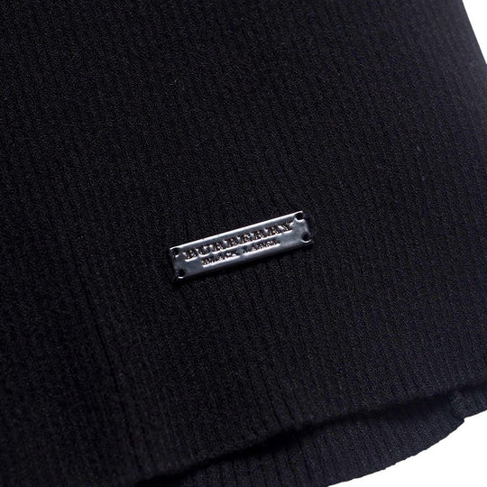 BURBERRY BLACK LABEL one piece D5N82-316-09 68% rayon, 32% polyester black Women 38 Used Authentic