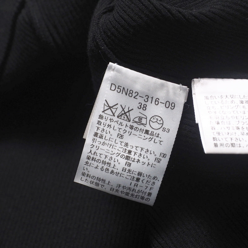 BURBERRY BLACK LABEL one piece D5N82-316-09 68% rayon, 32% polyester black Women 38 Used Authentic