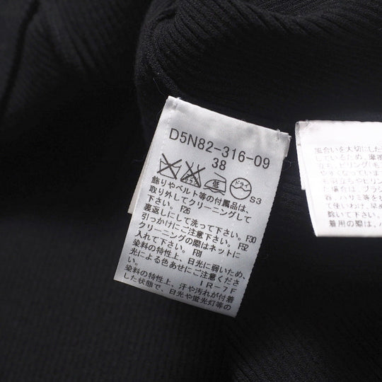 BURBERRY BLACK LABEL one piece D5N82-316-09 68% rayon, 32% polyester black Women 38 Used Authentic