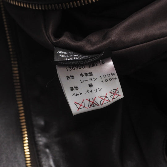 GUCCI Jacket 136350.XM216 Cowhide Brown Women 38 Used Authentic