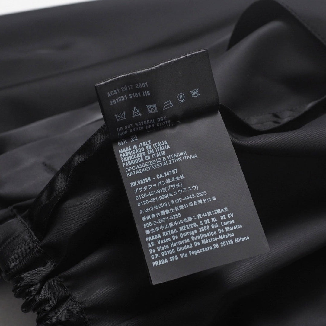 PRADA Jacket 291351 Nylon black Women 36 Used Authentic