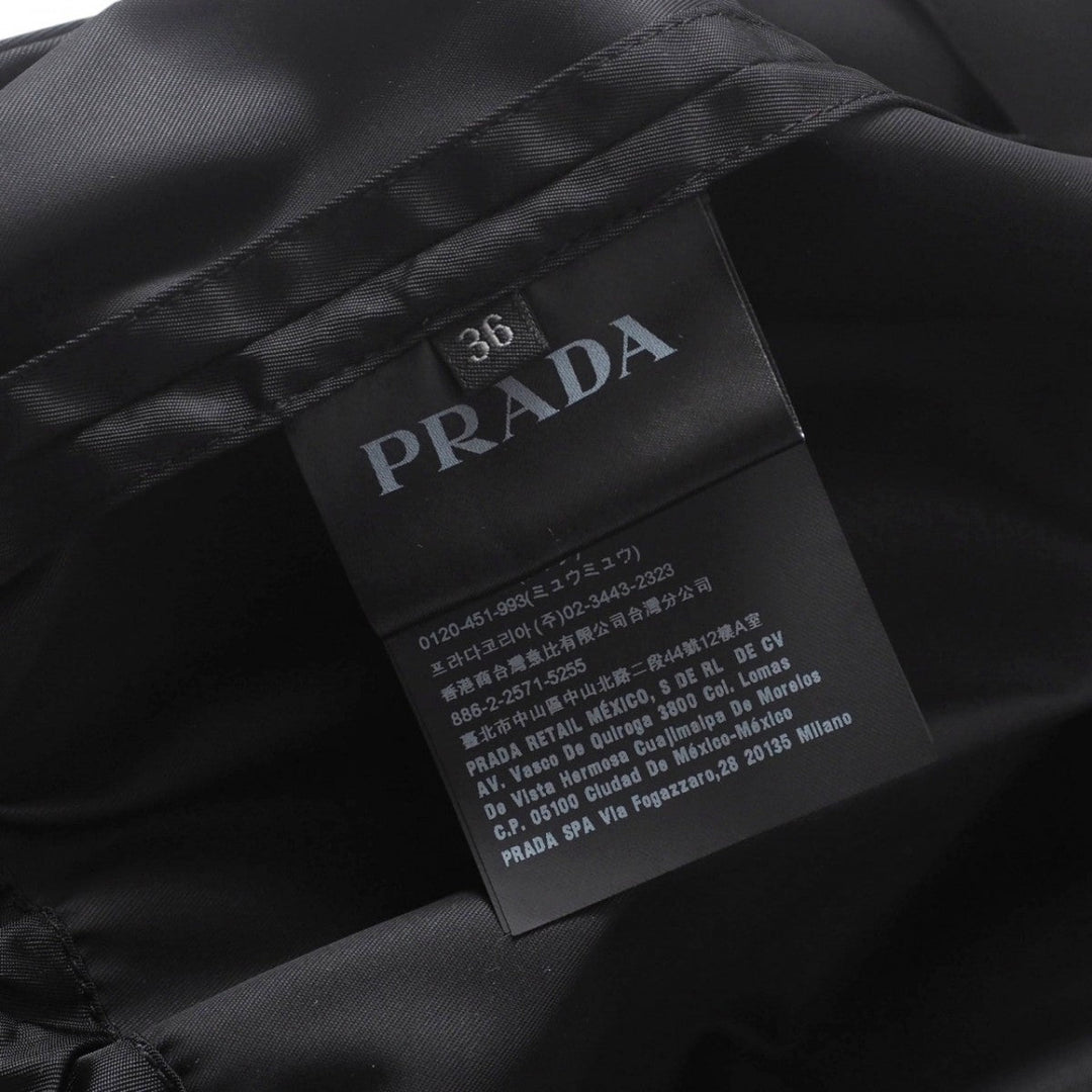 PRADA Jacket 291351 Nylon black Women 36 Used Authentic