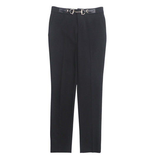 GUCCI Pants wool black Women 36 Used Authentic