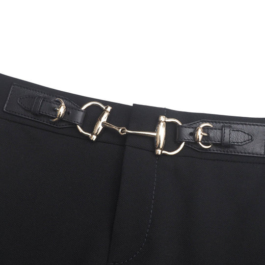 GUCCI Pants wool black Women 36 Used Authentic