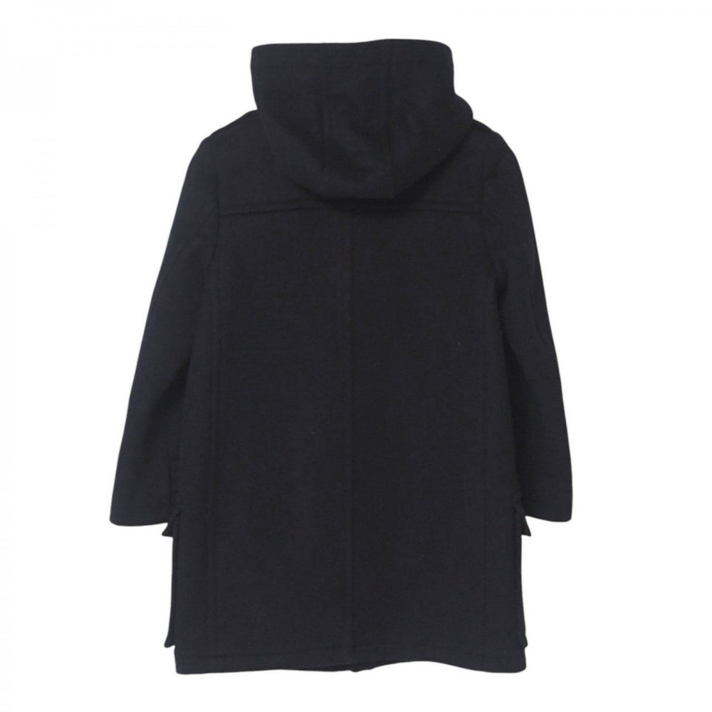 BURBERRY Duffel coat C9C06-452-29 wool black Kids 8Y-128 Used Authentic